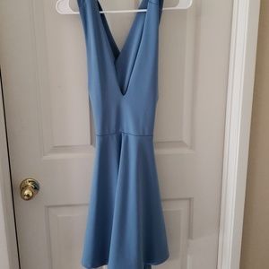 Baby blue dress